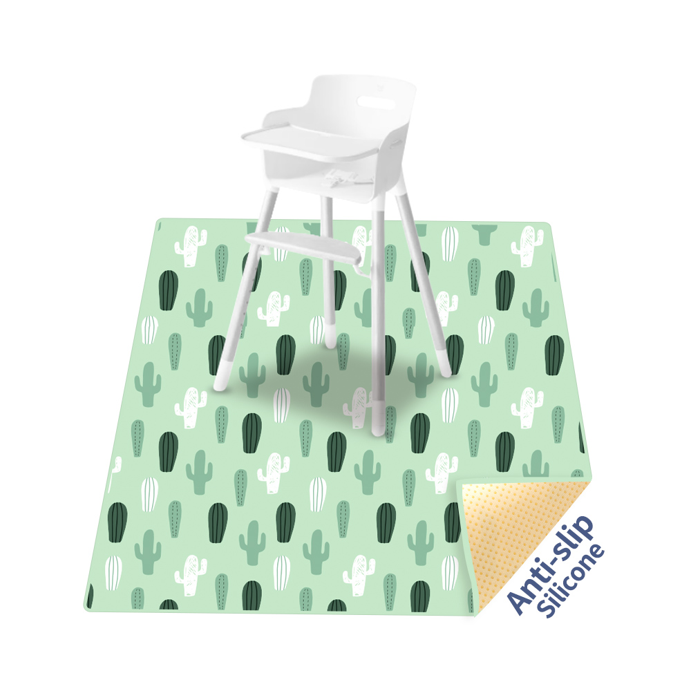 Highchair Splash Mat - HappyFlute Splat Mat Yüksek Sandalye Altında/Kunst/El