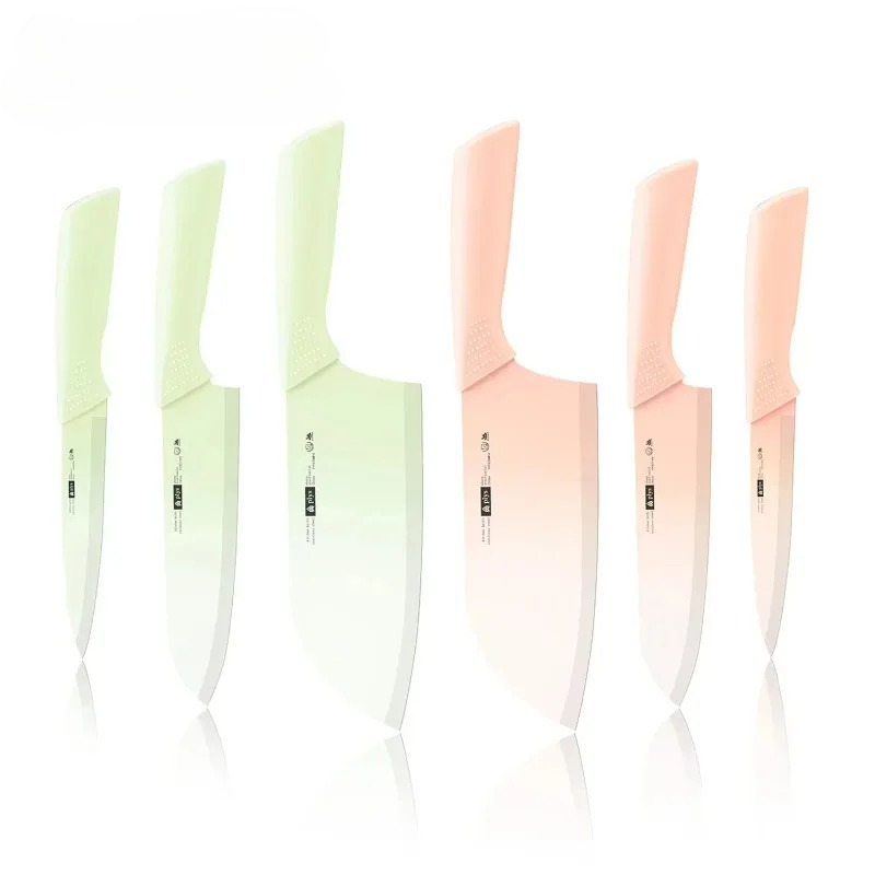 Baby Food Knife Set - 3 Parça Gradyan Renkli Paslanmaz Çelik