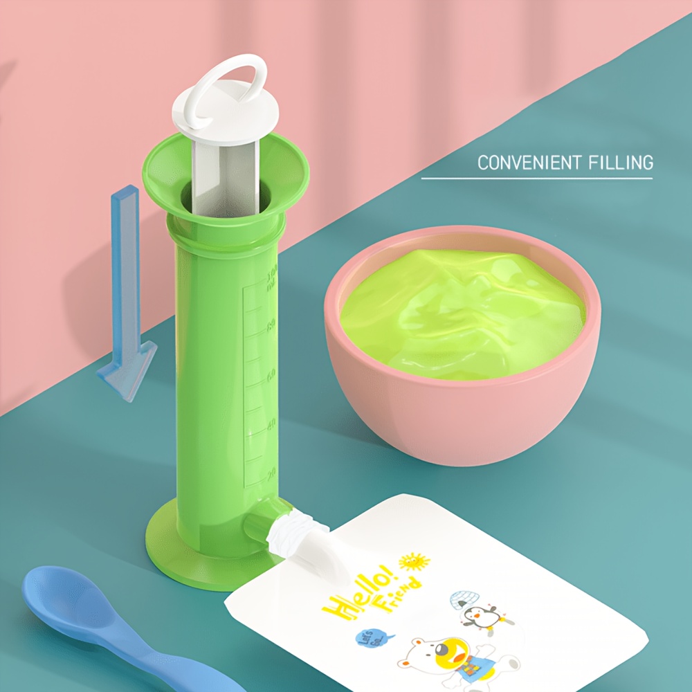 Baby Food On The Go - Bebek Maması Doldurma Aparatı, Şırınga Tipi