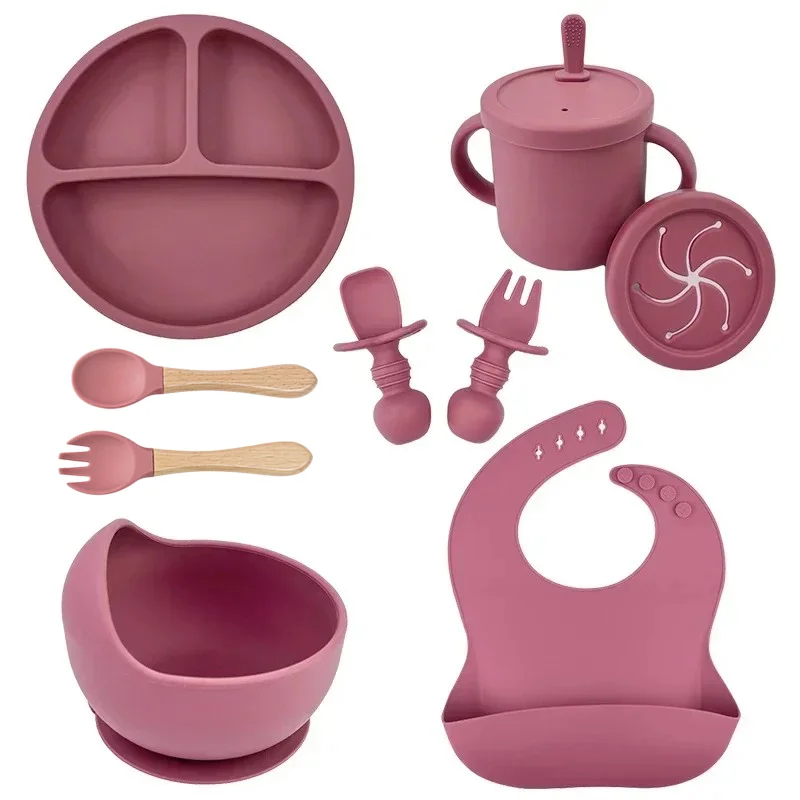 Baby Food Table - Gıda Sınıfı Silikon Çocuk tabak seti