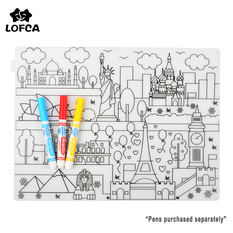 Baby Food Table - Silikon bebek Placemat 1 adet bebek