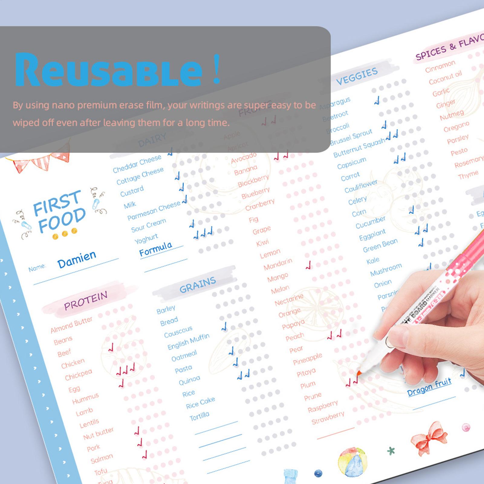 Manyetik Bebek İlk Beslenme Ko - Baby Food Checklist incelemesi ve fiyatı