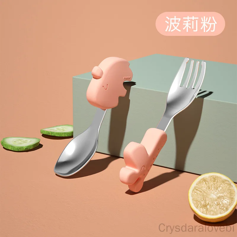 1 takım Fil Kısa Çatal Kaşık S - Baby Food Knife Set incelemesi ve fiyatı