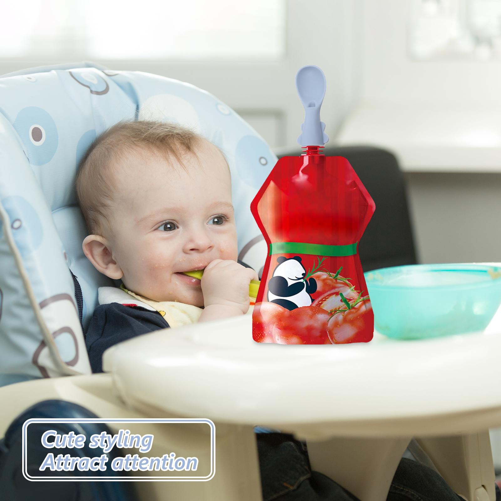4 Adet Bebek Çantası Kaşık Set - Baby Food Pouches 1 Year Old incelemesi ve fiyatı