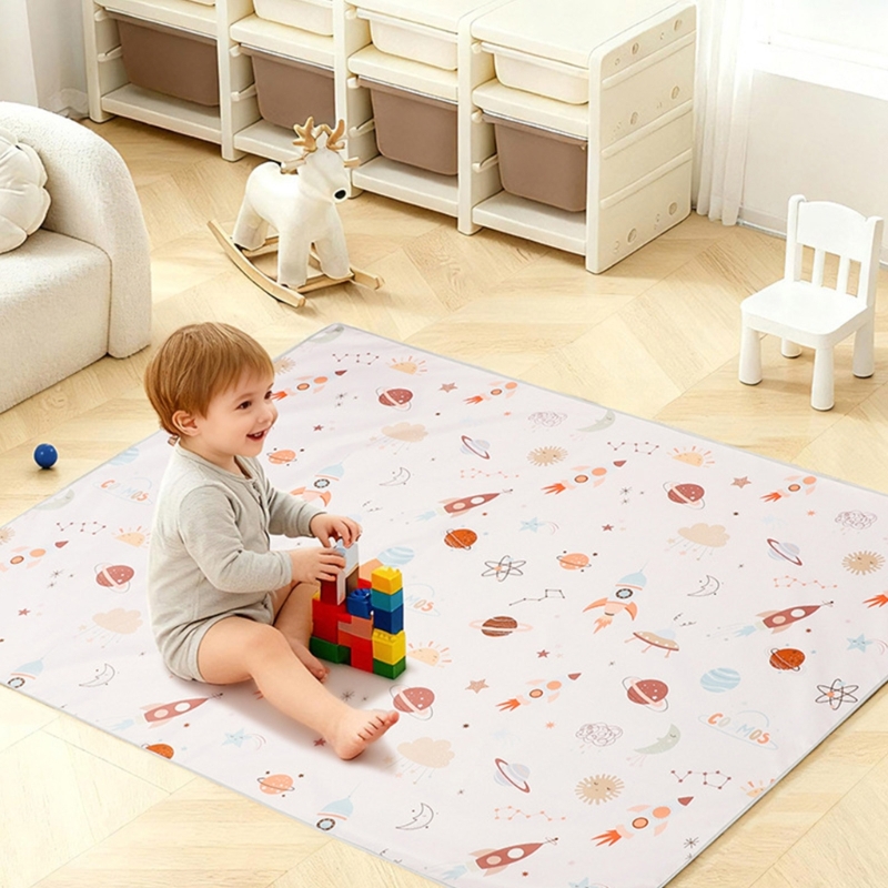 Karikatür bebek mama sandalyes - Highchair Splash Mat incelemesi ve fiyatı