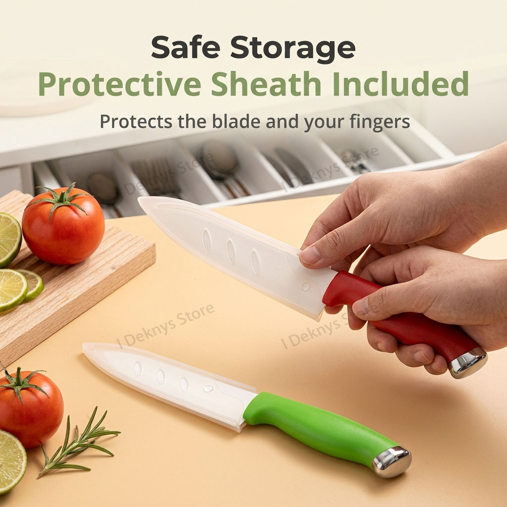 Mutfak Seramik Bıçak Seti 4' 5 - Baby Food Knife Set incelemesi ve fiyatı
