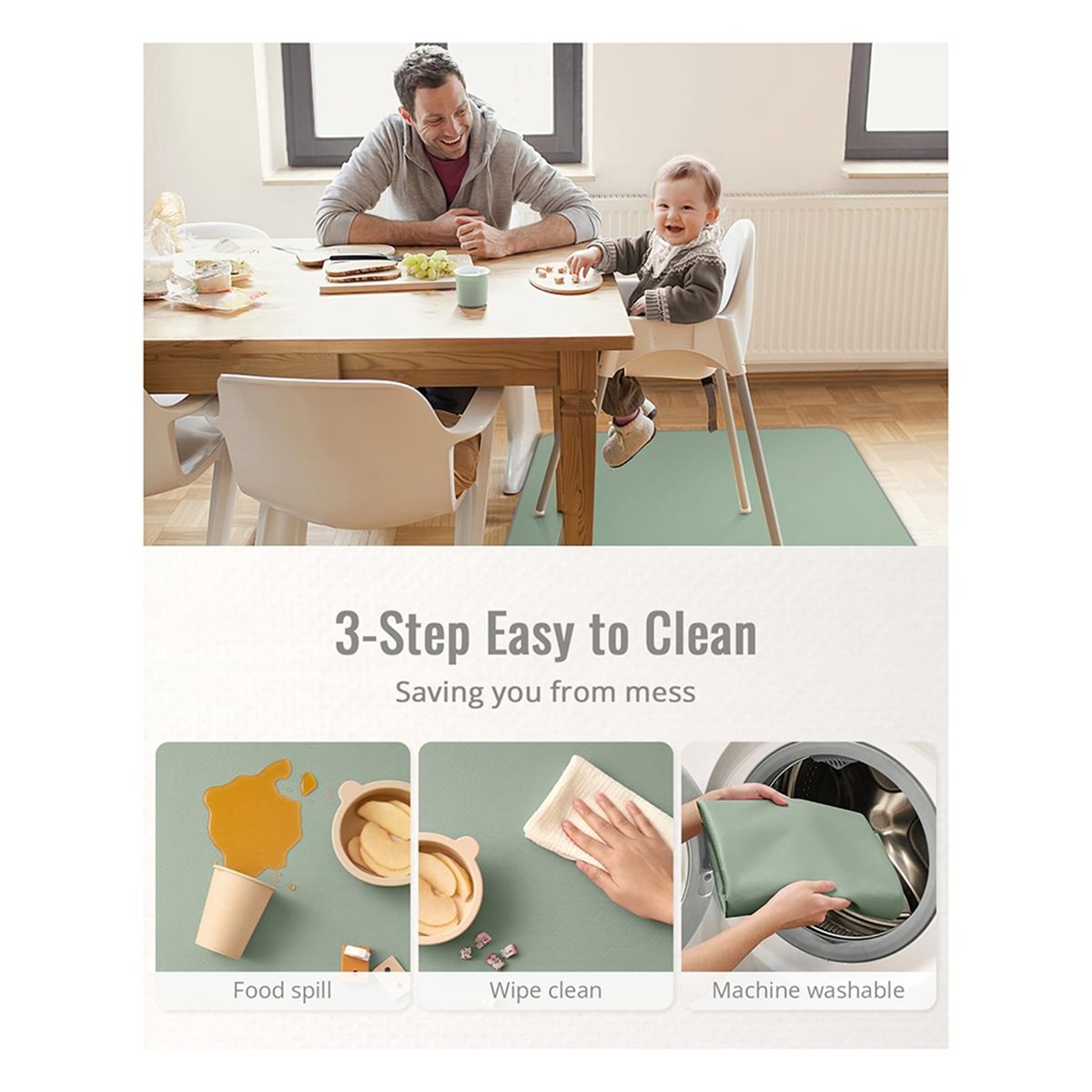 【GERİ SAYIM FIRSATI】 Mama Sand - Highchair Splash Mat incelemesi ve fiyatı