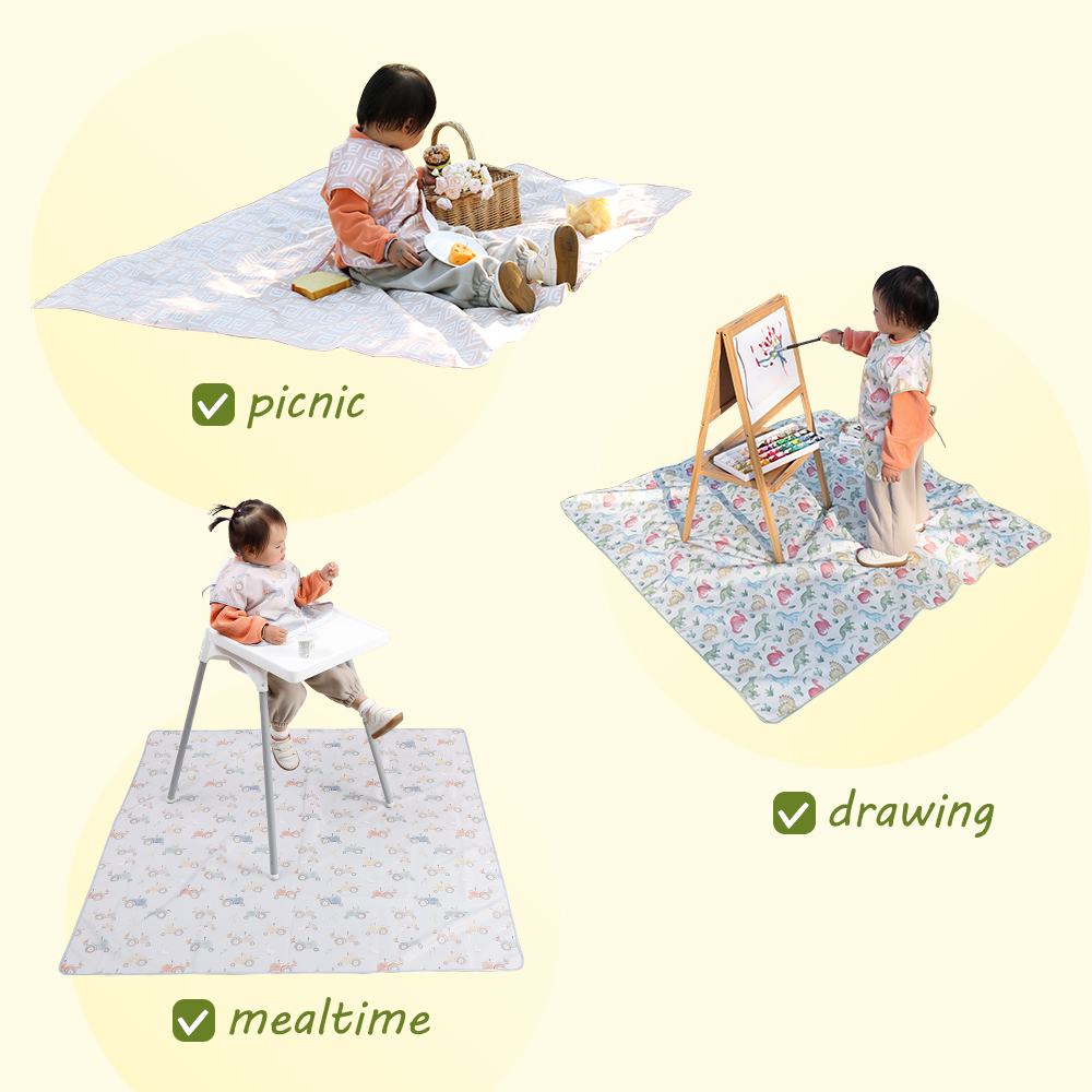 HappyFlute Yeni Moda Baskı 130 - Highchair Splash Mat incelemesi ve fiyatı
